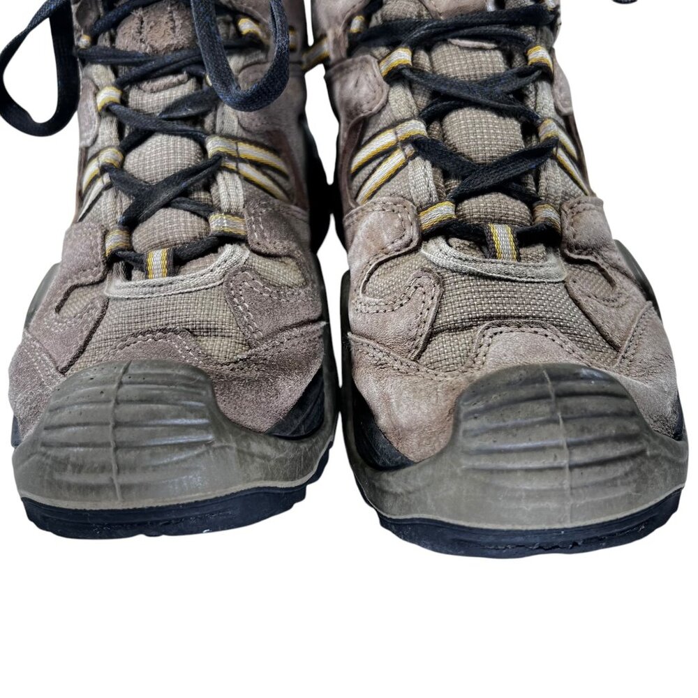 Lowa Mens Renegade Mid Hiking Boots Size 7 EU 38 Brown Vibram Goretex - Picture 14 of 16